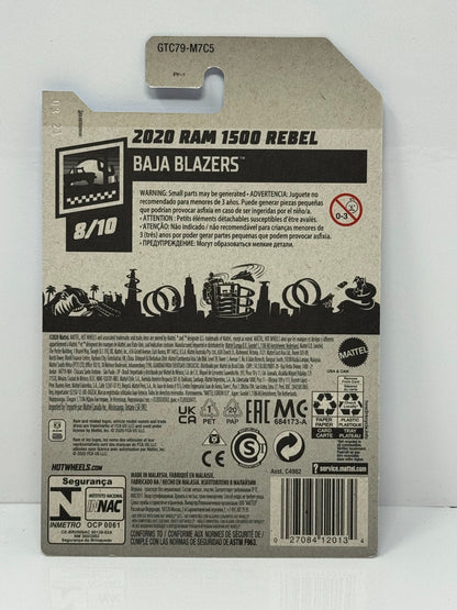 Hot Wheels Baja Blazers 2020 Ram 1500 Rebel 1:64 Diecast V2