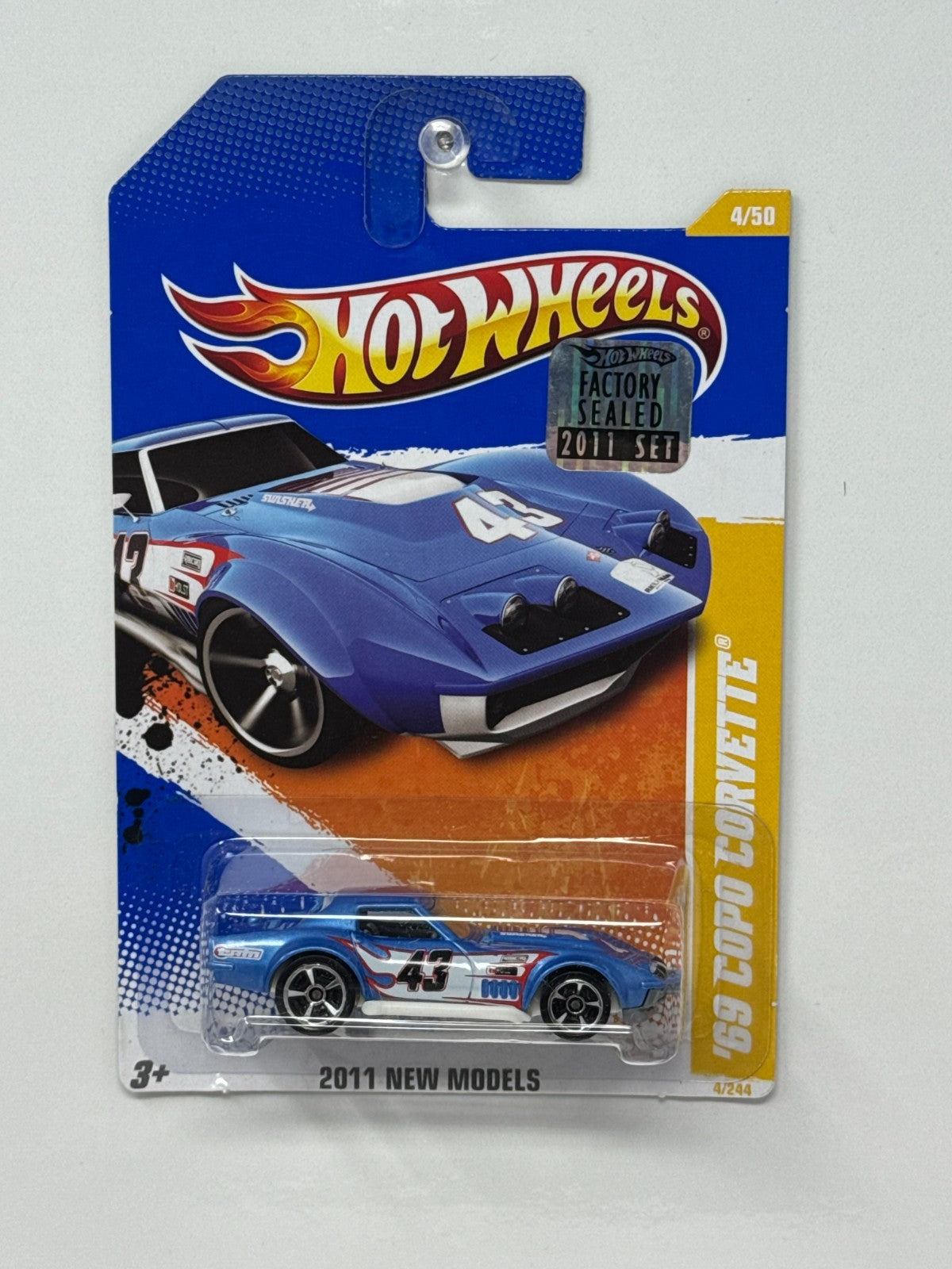 Hot Wheels New Models 1969 Chevy Copo Corvette 1:64 Diecast Factory Sealed