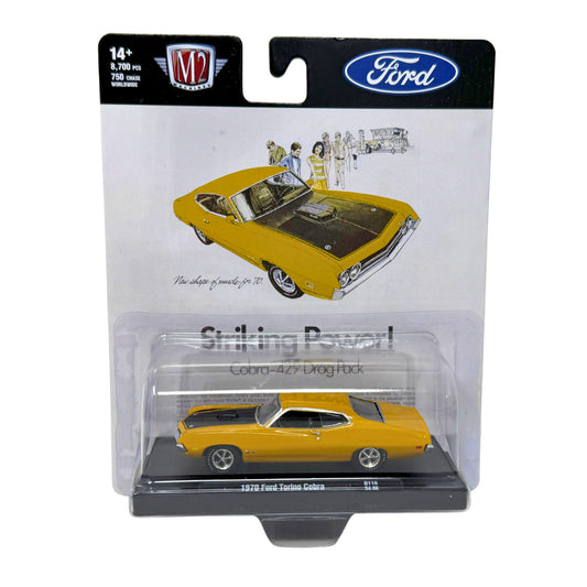 M2 Machines Auto Drivers 1970 Ford Torino Cobra 1:64 Diecast
