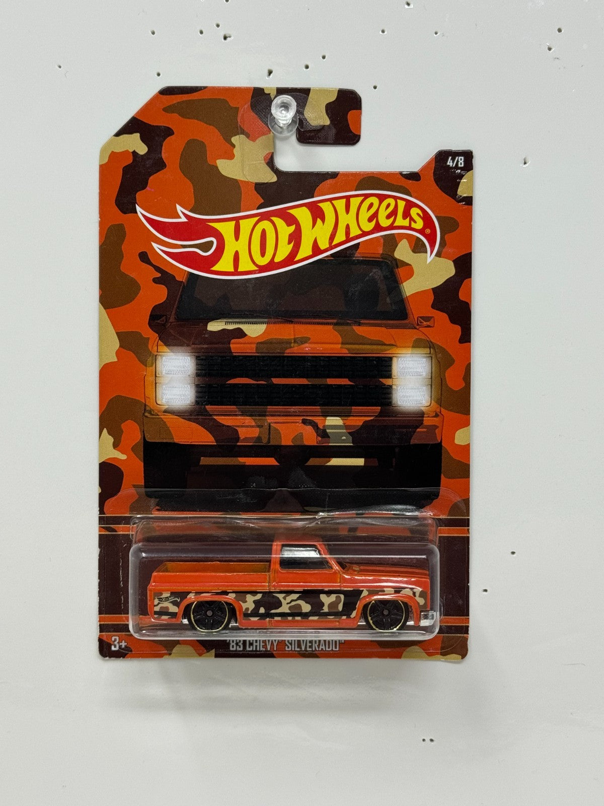 Hot Wheels Camouflage 1983 Chevy Silverado 1:64 Diecast