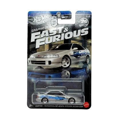 Hot Wheels Silver Series Fast & Furious Acura Integra Sedan GSR 1:64 Diecast