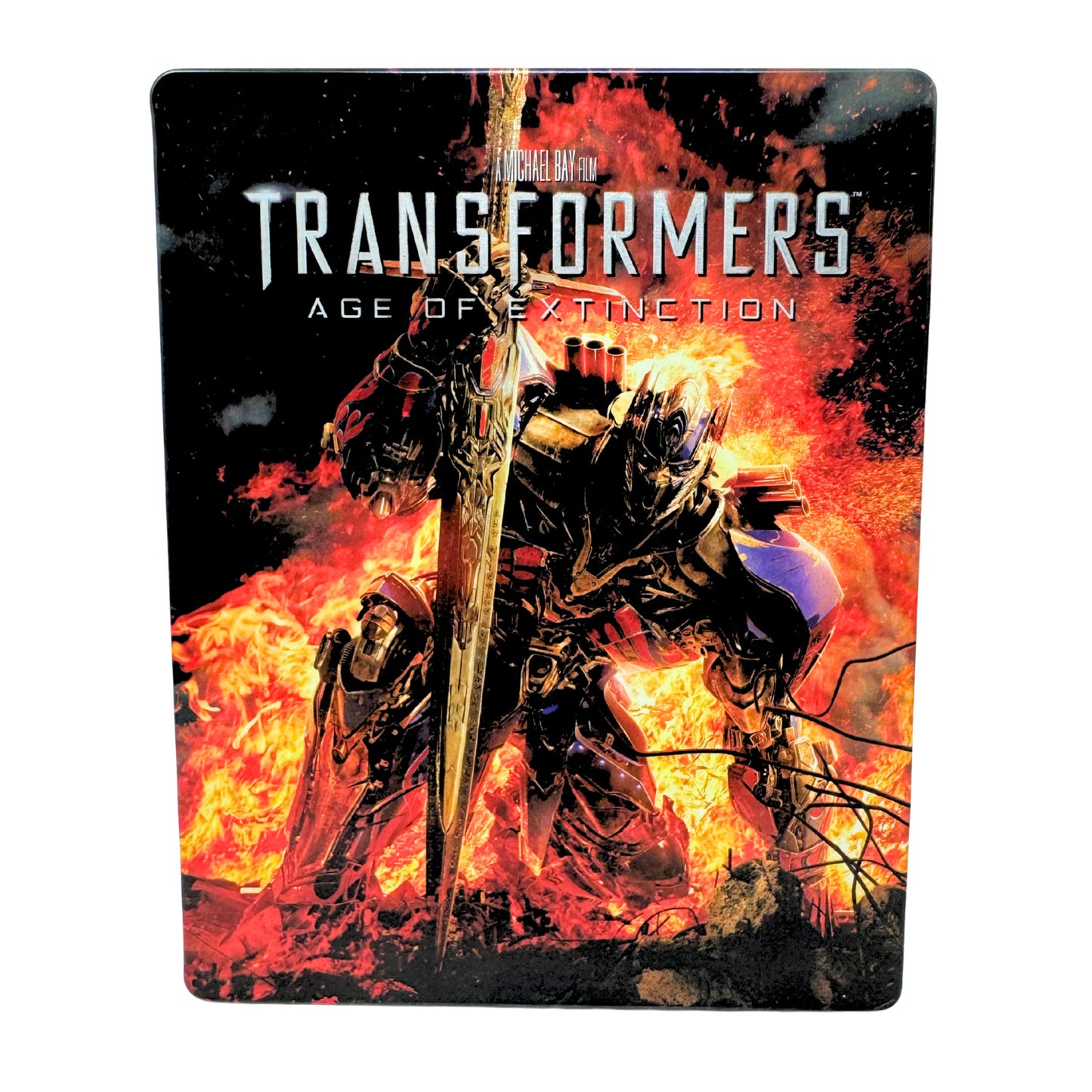 Transformers: Age of Extinction (Blu-ray) Steelbook Mark Wahlberg Good Shape!!!