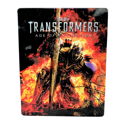 Transformers: Age of Extinction (Blu-ray) Steelbook Mark Wahlberg Good Shape!!!