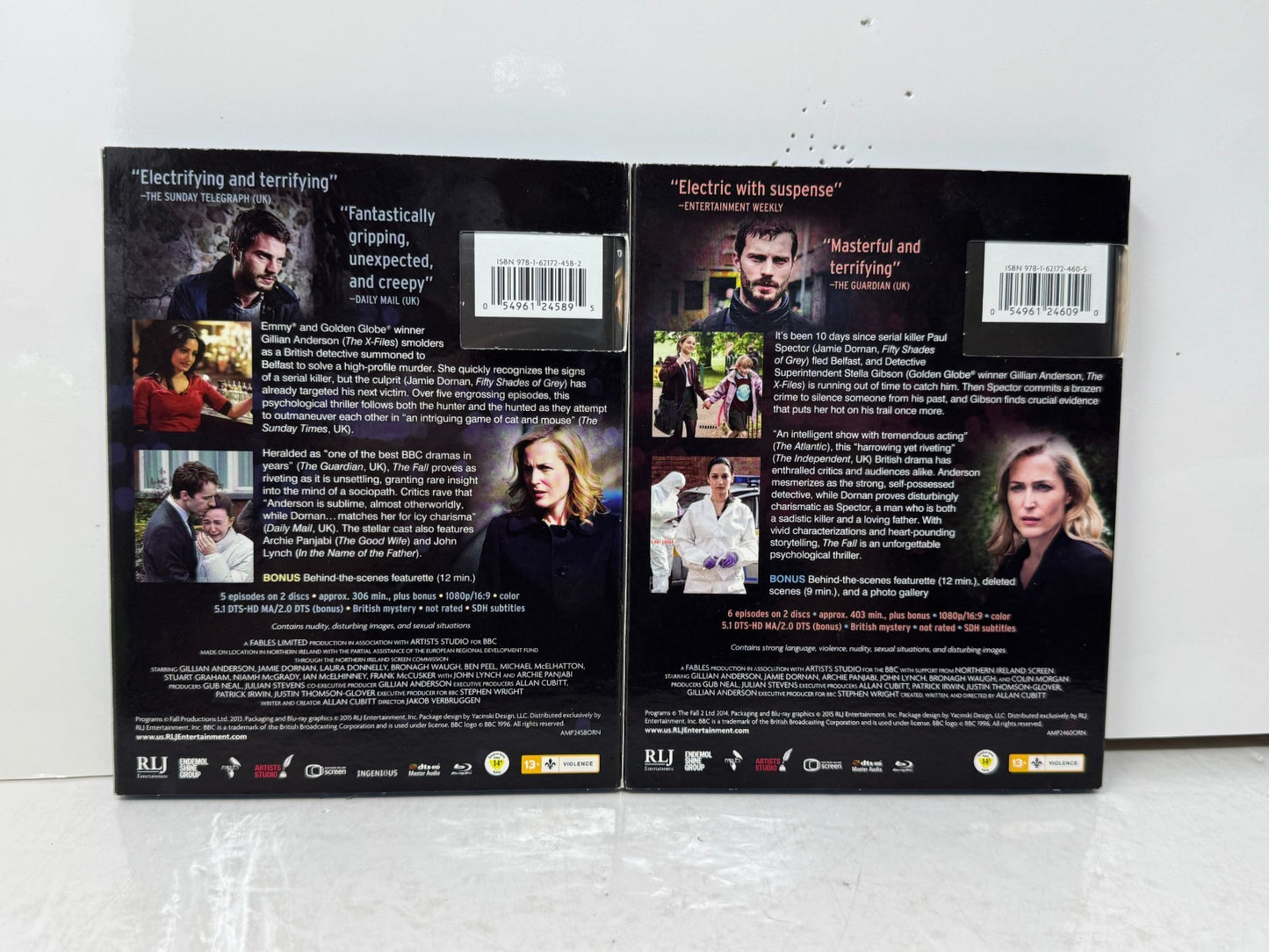 The Fall Seasons 1-2 (Blu-ray) Gillian Anderson Crime Drama TV Series