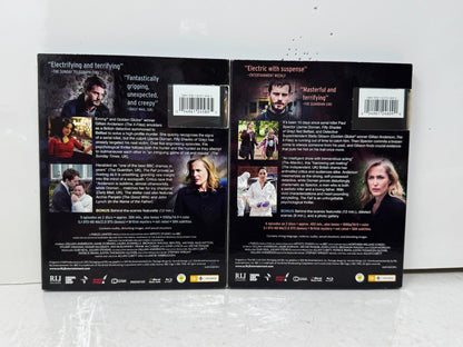 The Fall Seasons 1-2 (Blu-ray) Gillian Anderson Crime Drama TV Series