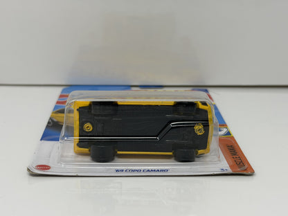 Hot Wheels Muscle Mania 1969 Chevrolet COPO Camaro 1:64 Diecast Yellow