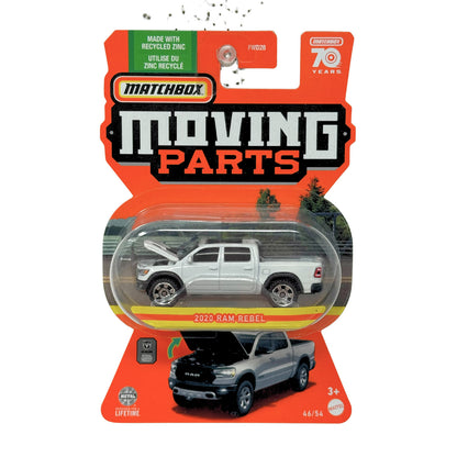 Matchbox Moving Parts 2020 Dodge Ram Rebel 1:64 Diecast