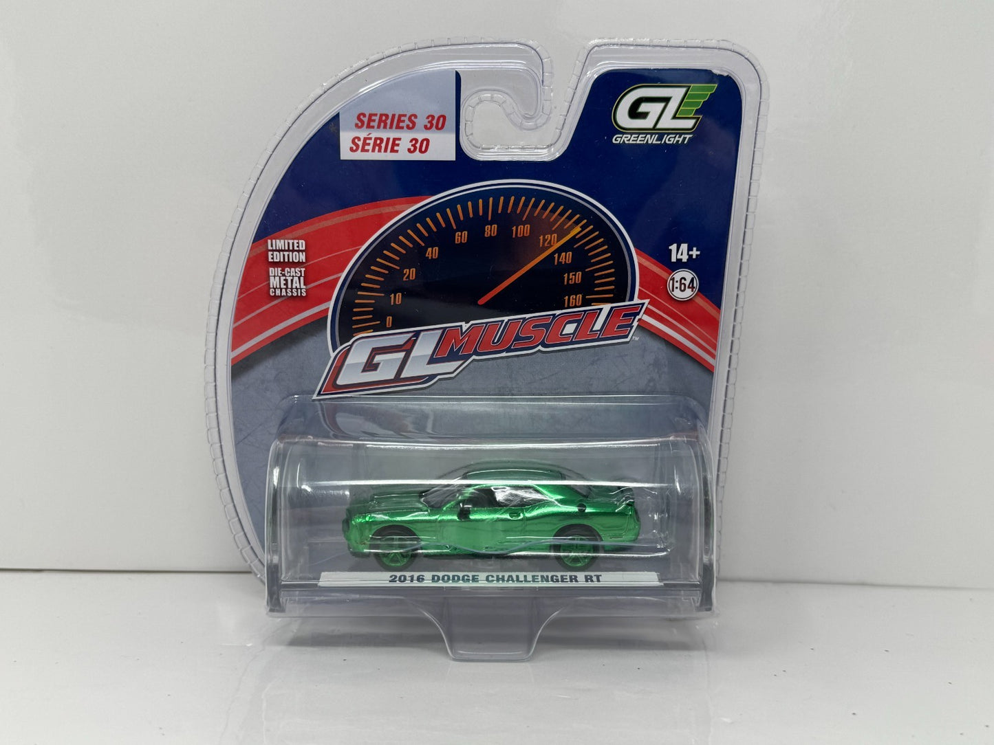Greenlight GL Muscle 2016 Dodge Challenger RT CHASE 1:64 Diecast