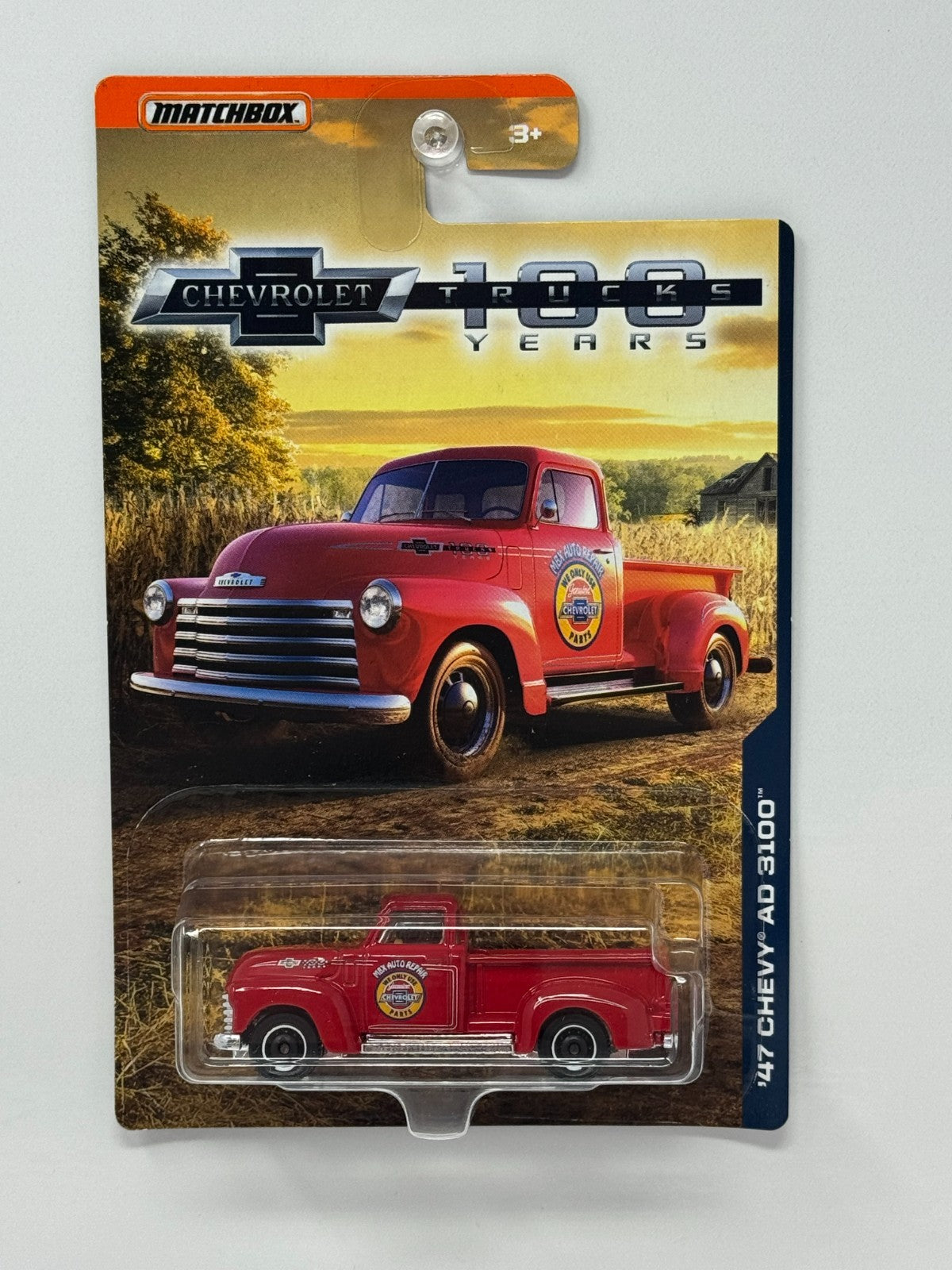 Matchbox Chevy Trucks 100 Years 1947 Chevy AD 3100 1:64 Diecast