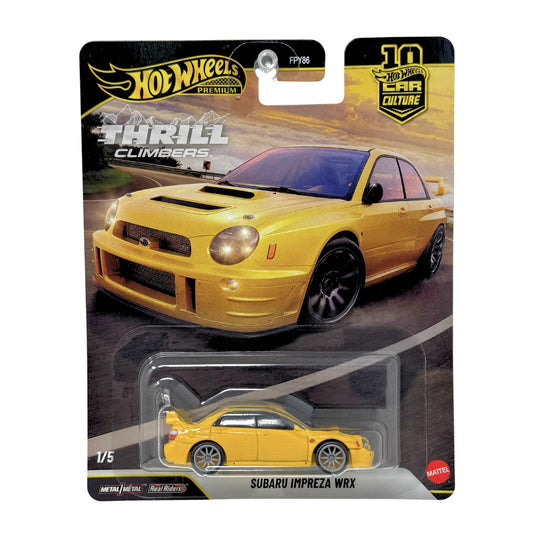 Hot Wheels Premium Thrill Climbers Subaru Impreza WRX 1:64 Diecast