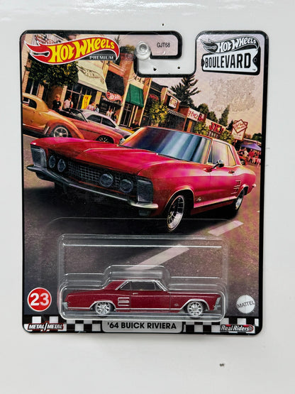Hot Wheels Premium Boulevard #23 1964 Buick Riviera 1:64 Diecast