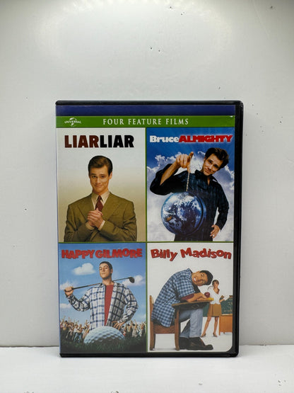 Liar Liar / Bruce Almighty / Happy Gilmore / Billy Madison (DVD) Comedy