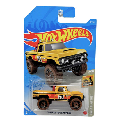 Hot Wheels Baja Blazers 1970 Dodge Power Wagon 1:64 Diecast V2