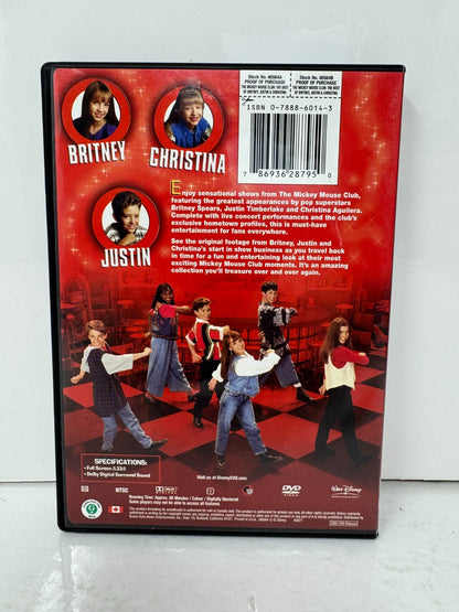 Mickey Mouse Club: The Best Of Britney, Justin, And Christina (DVD) Good Shape!