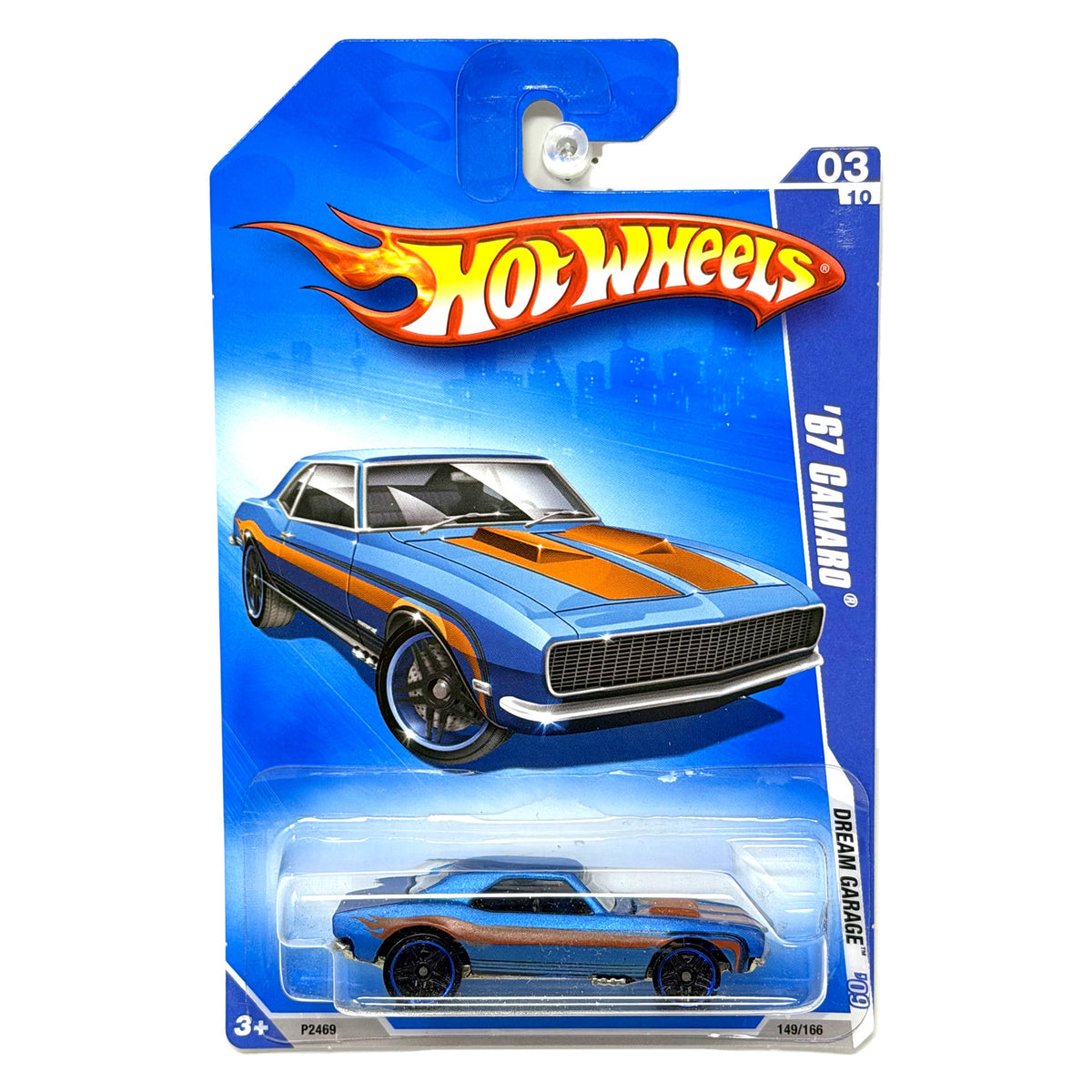 Hot Wheels Dream Garage 1967 Chevrolet Camaro 1:64 Diecast Blue