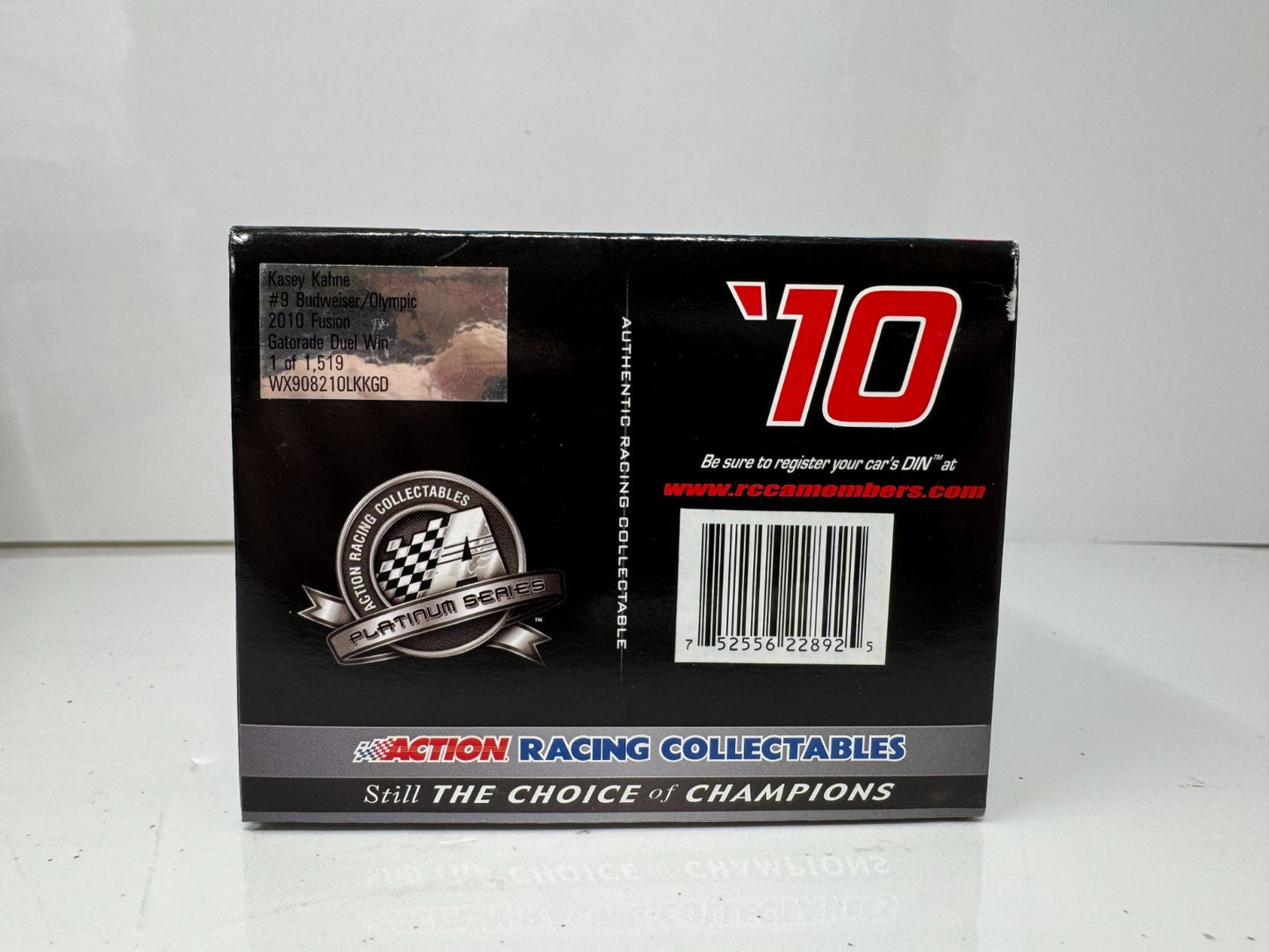 Action NASCAR #9 Kasey Kahne Bud Olympic Gatorade Duel Win 2010 1:24 Diecast