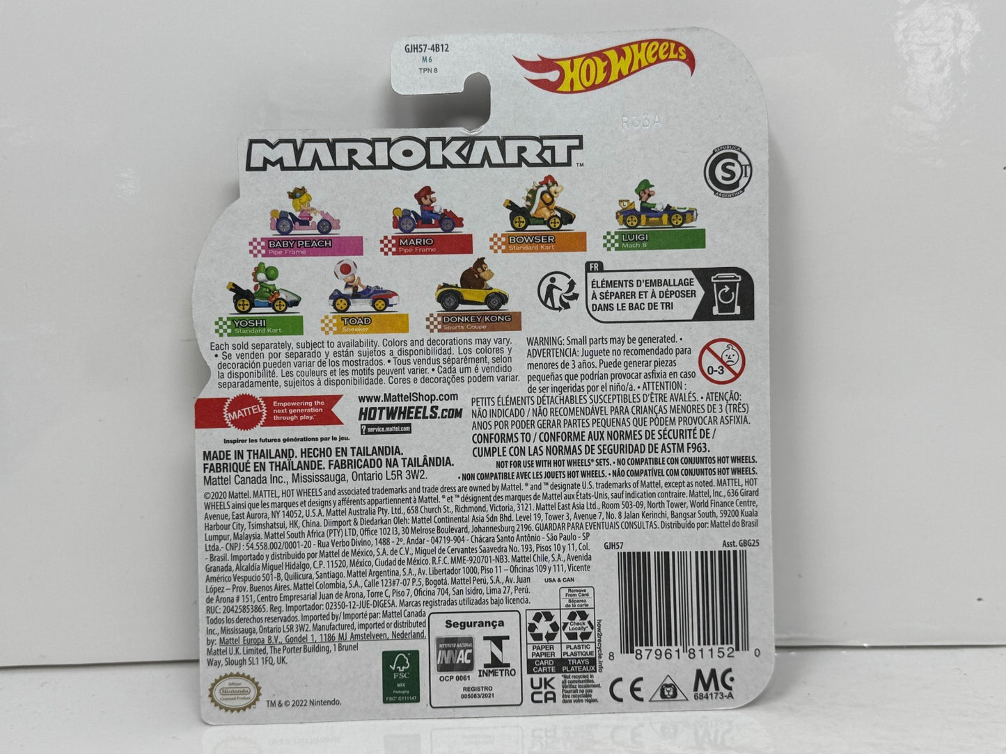 Hot Wheels Mario Kart Donkey Kong Sports Coupe 1:64 Diecast