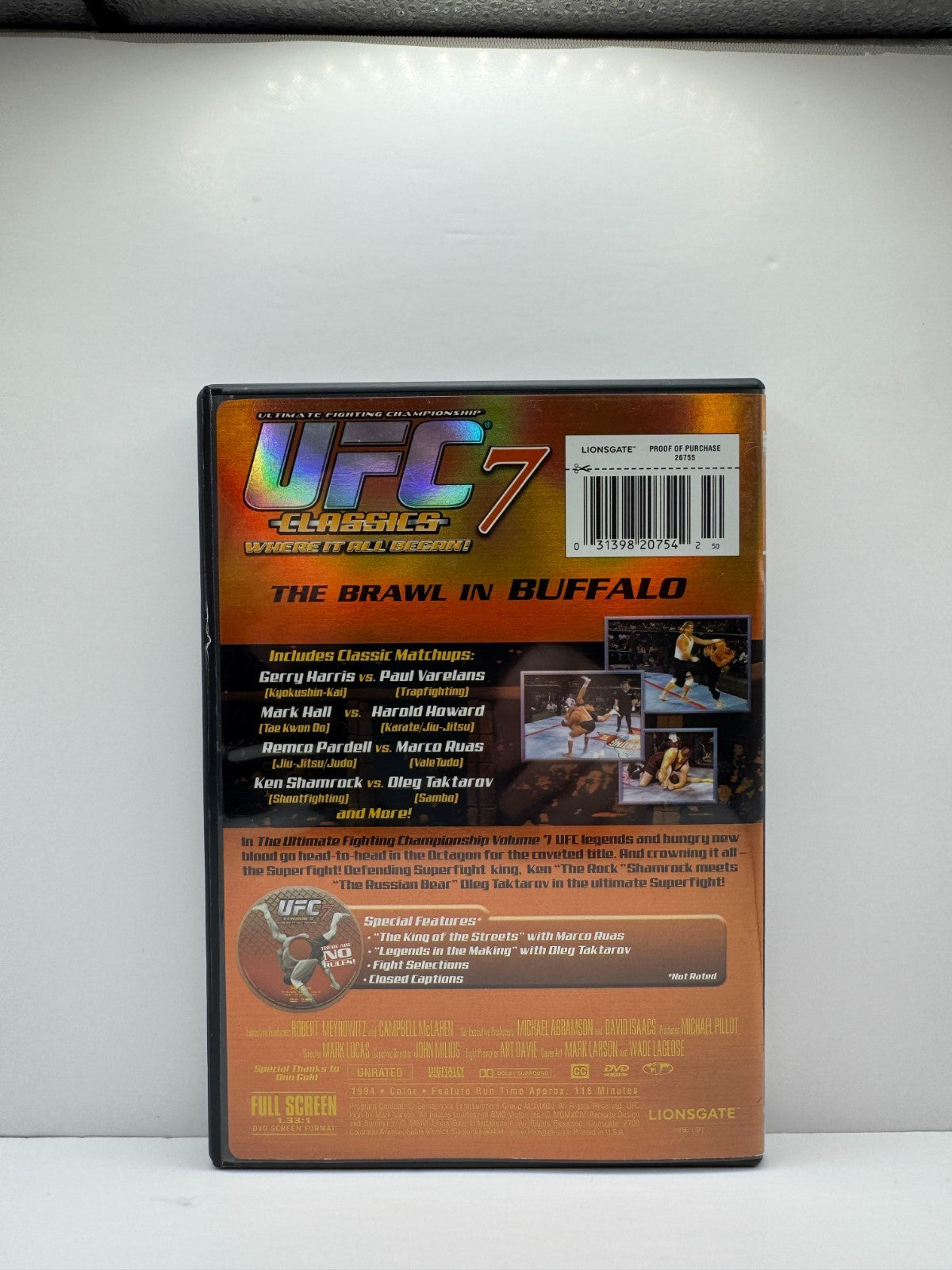 UFC 7 Brawl in Buffalo (DVD) UFC Sports