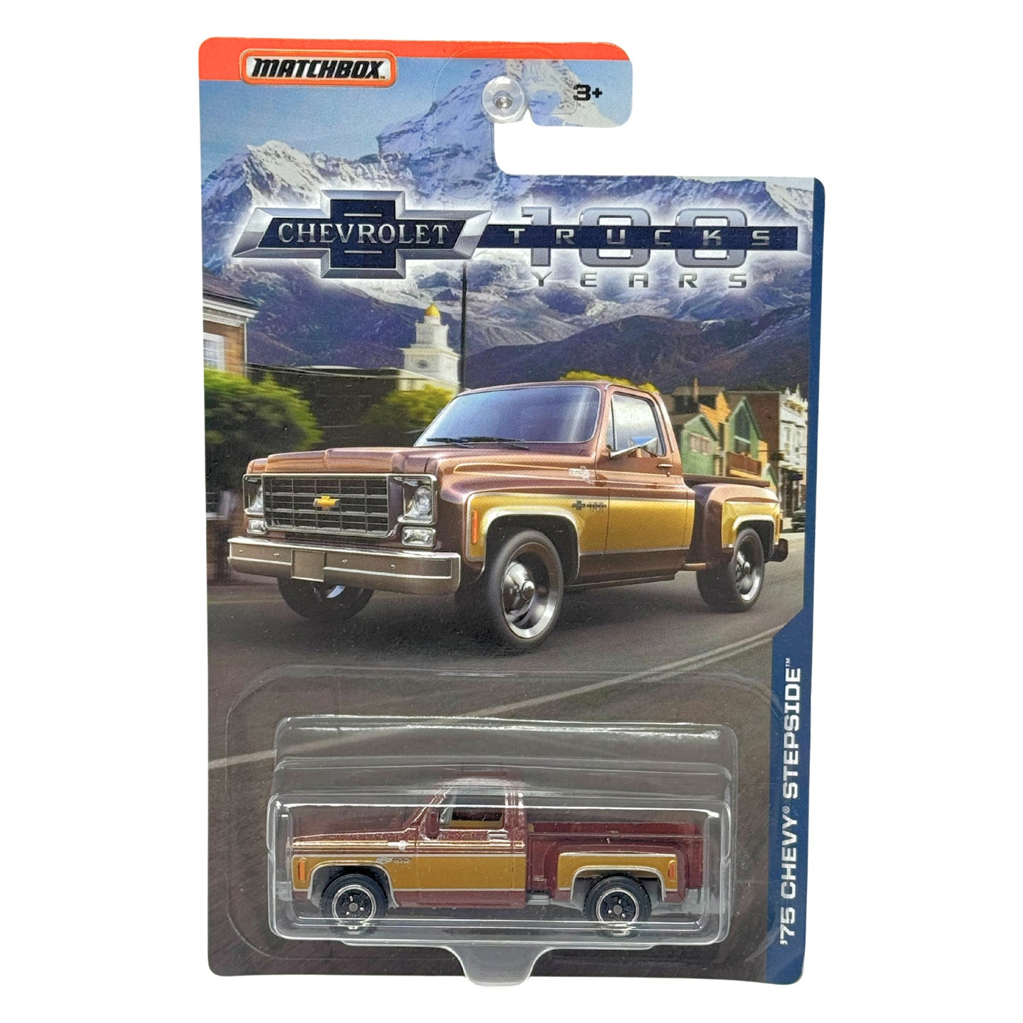 Matchbox Chevrolet 100 Years 1975 Chevy Stepside 1:64 Diecast