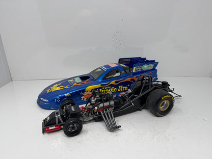 Milestone Bob Gilbertson NHRA Jungle Jim Tribute Blue Funny Car 1:16 Scale