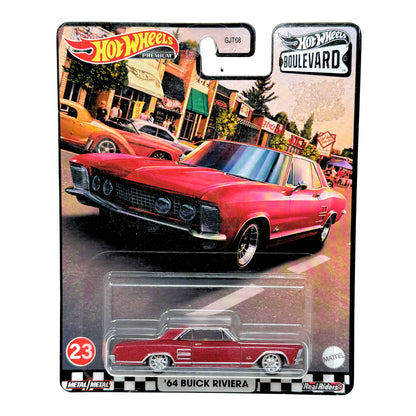Hot Wheels Premium Boulevard #23 1964 Buick Riviera 1:64 Diecast