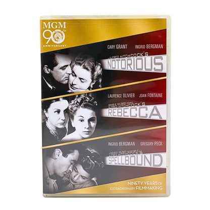 Notorious / Rebecca / Spellbound (DVD) Alfred Hitchcock MGM