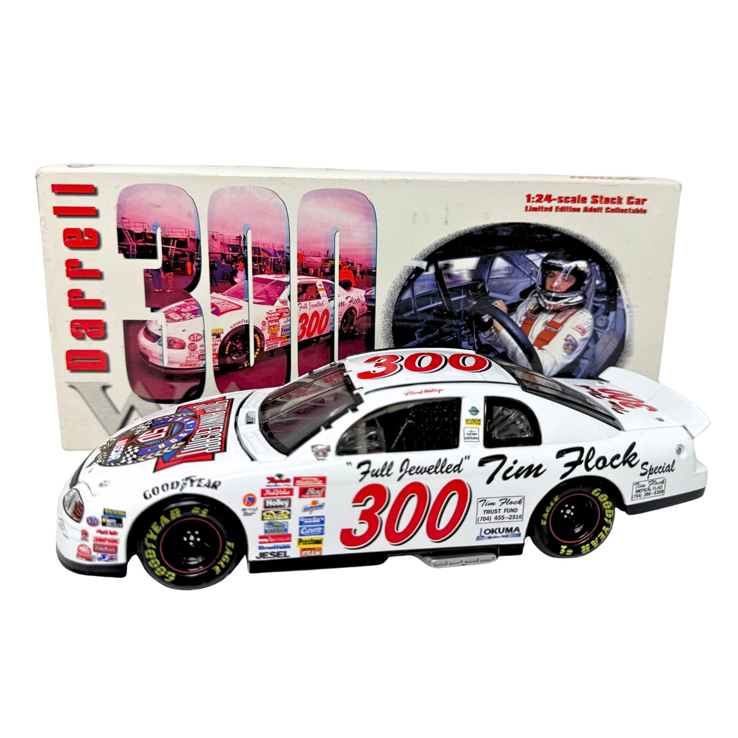 Action Nascar #300 Darrell Waltrip Tim Flock 1998 Chevy Monte Carlo 1:24 Diecast