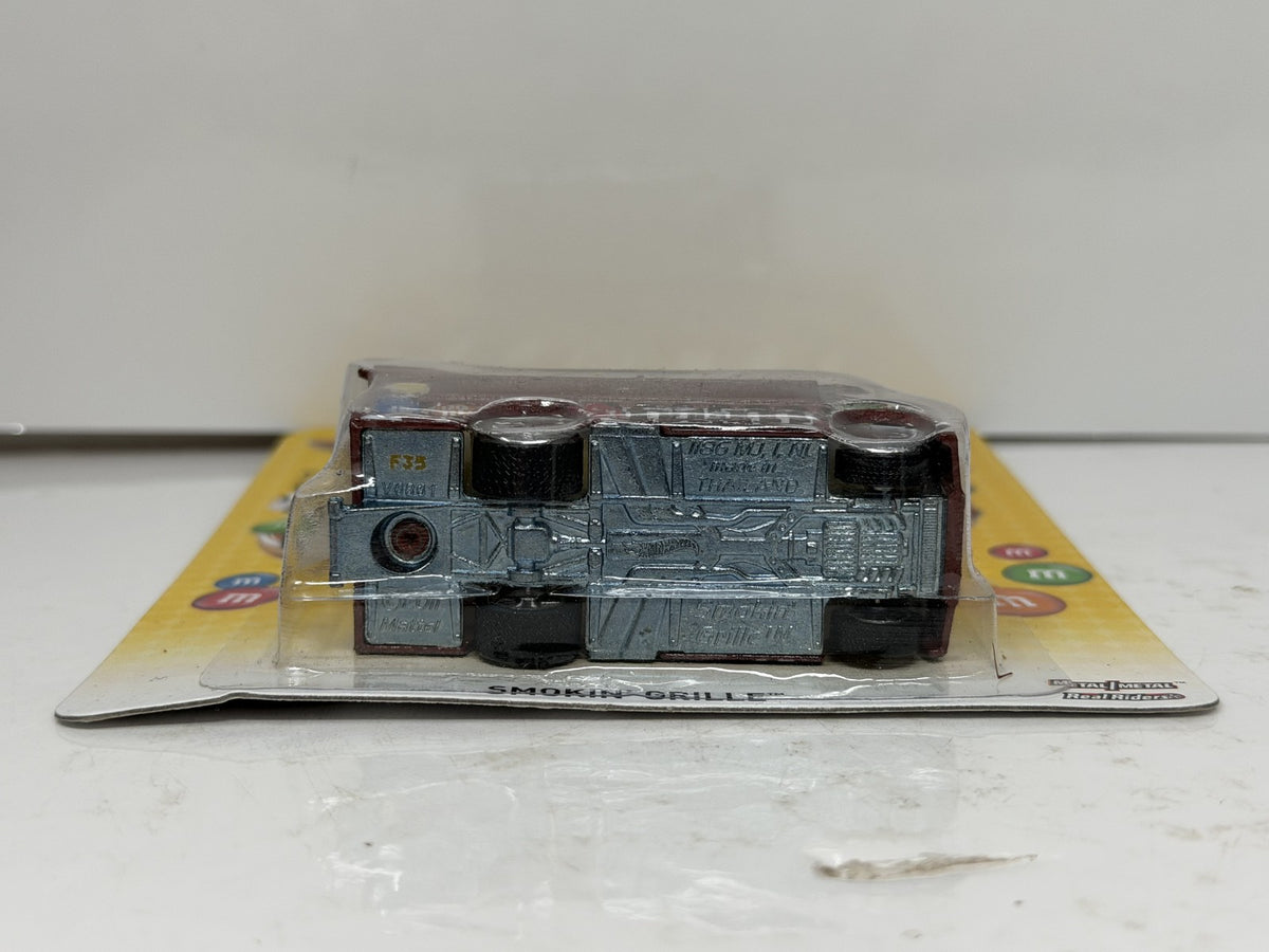 Hot Wheels M&M's Smokin' Grille 1:64 Diecast Real Riders