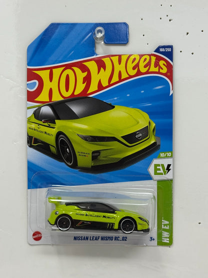 Hot Wheels EV Nissan Leaf Nismo RC_02 1:64 Diecast Green