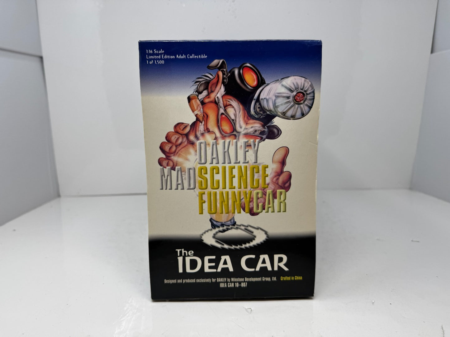 Milestone Scotty Cannon NHRA Oakley Mad Science Idea Car Funny Car 1:16 Scale