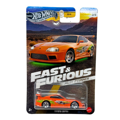 Hot Wheels Silver Series Fast & Furious Toyota Supra Brian O’Conner 1:64 Diecast