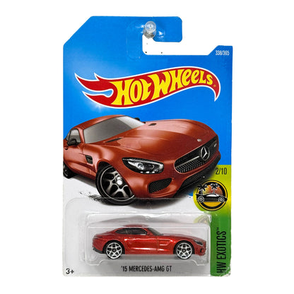 Hot Wheels Exotics 2015 Mercedes-AMG GT 1:64 Diecast Red