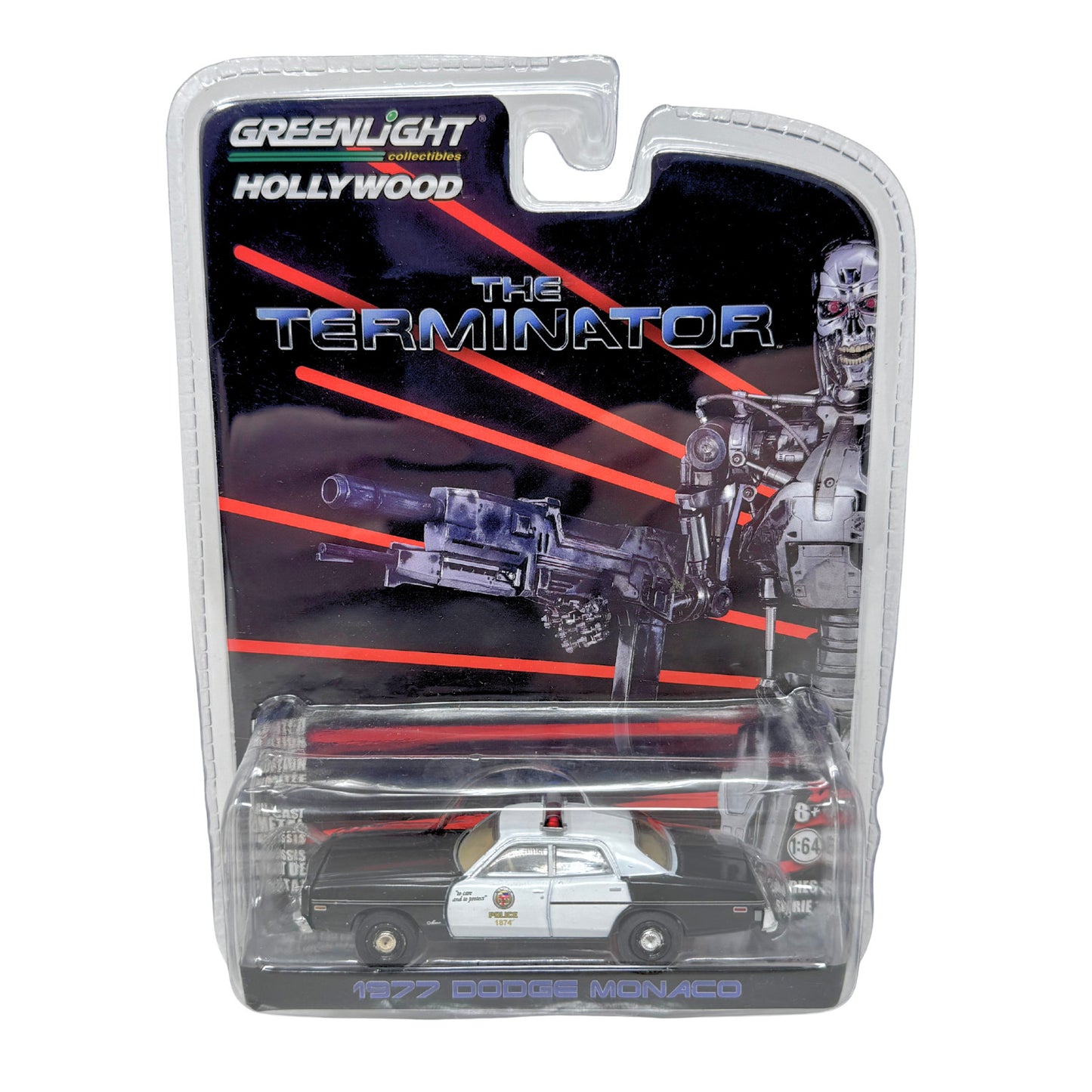 Greenlight Hollywood The Terminator 1977 Dodge Monaco 1:64 Diecast
