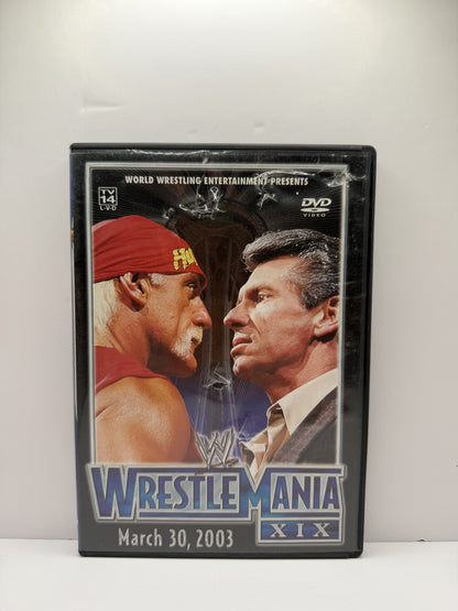 WWE WrestleMania XIX 19 2003 DVD Hulk Hogan Brock Lesnar Kurt Angle Wrestling