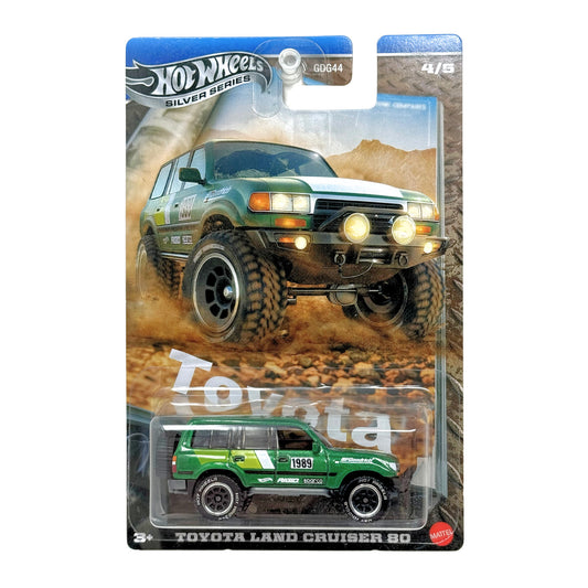 Hot Wheels Silver Series Toyota Land Cruiser 80 1:64 Diecast
