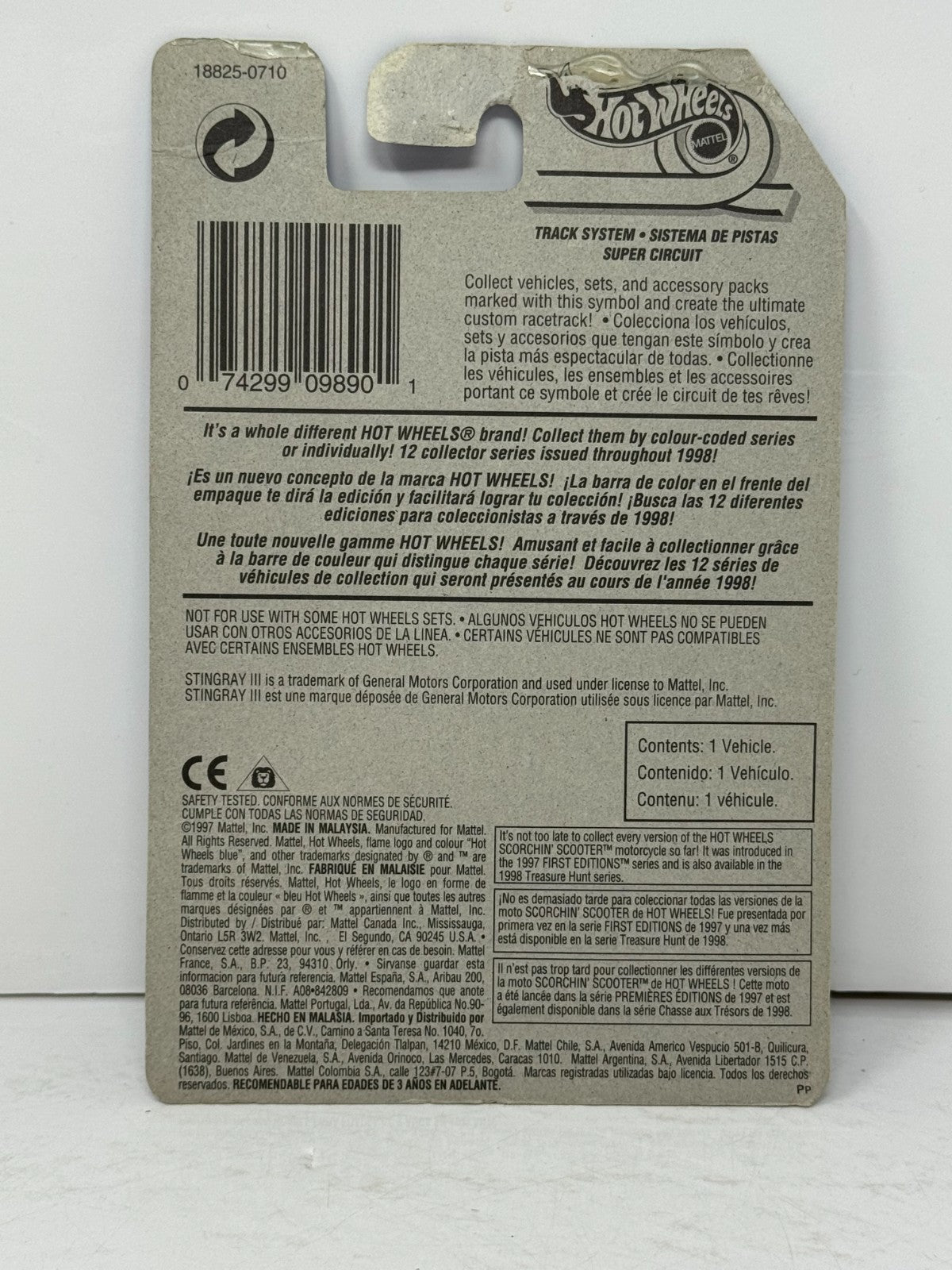 Hot Wheels Treasure Hunt Stingray III 1:64 Diecast