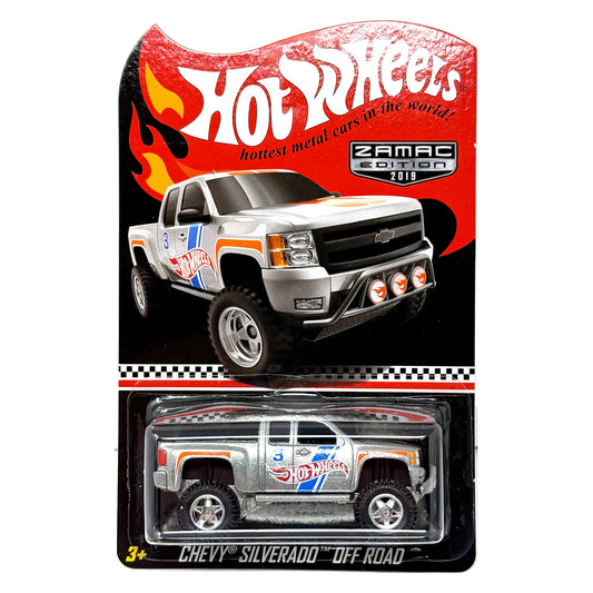 Hot Wheels ZAMAC 2019 Collector Edition Chevy Silverado Off Road 1:64 Diecast