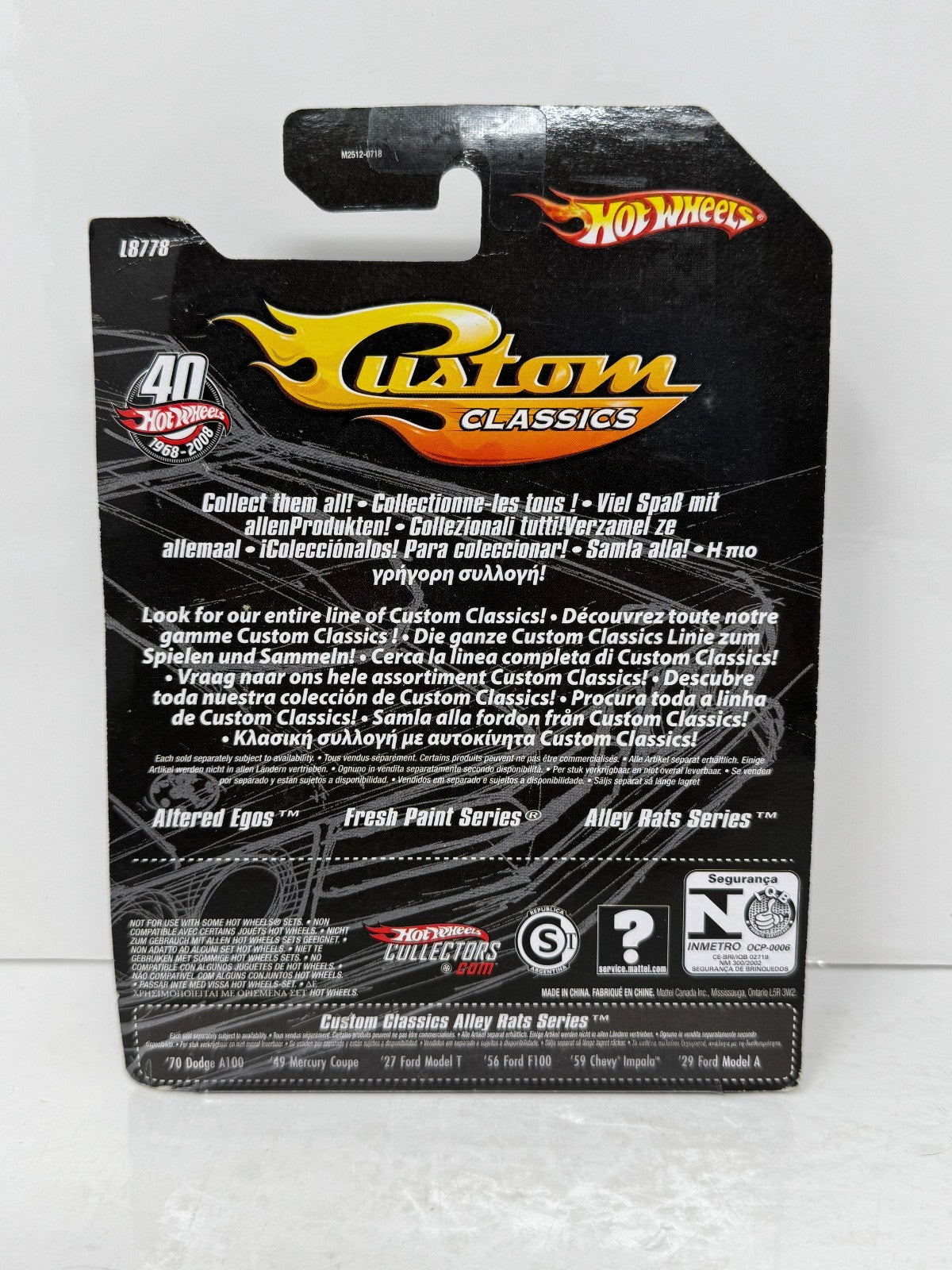 Hot Wheels Custom Classics 1959 Chevy Impala 1:50 Diecast