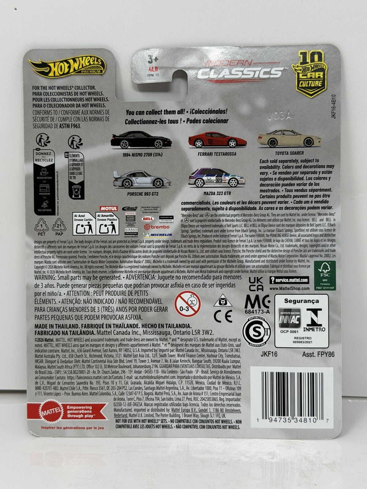 Hot Wheels Premium Modern Classics Porsche 993 GT2 1:64 Diecast