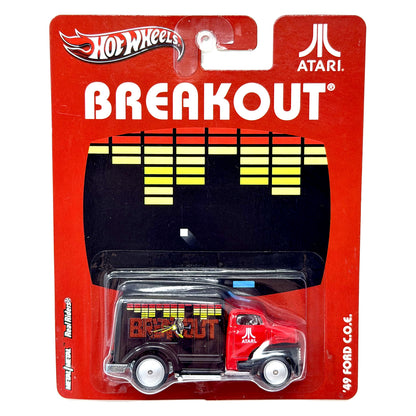 Hot Wheels Atari Breakout 1949 Ford C.O.E. 1:64 Diecast Real Riders