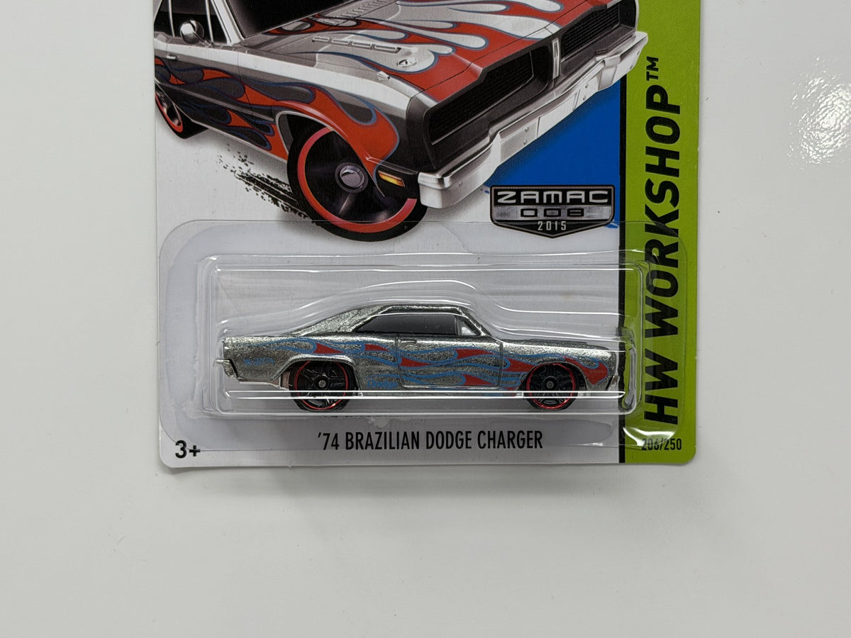 Hot Wheels ZAMAC HW Workshop 1974 Brazilian Dodge Charger 1:64 Diecast