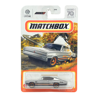 Matchbox 1966 Dodge Charger 1:64 Diecast Silver