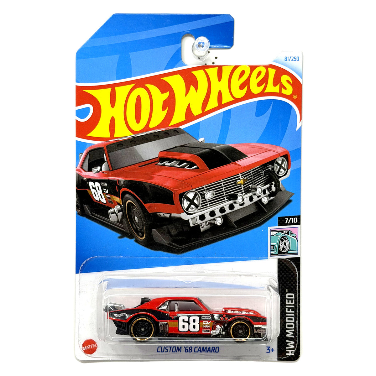 Hot Wheels HW Modified Custom 1968 Camaro 1:64 Diecast Red