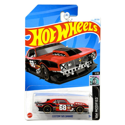 Hot Wheels HW Modified Custom 1968 Camaro 1:64 Diecast Red
