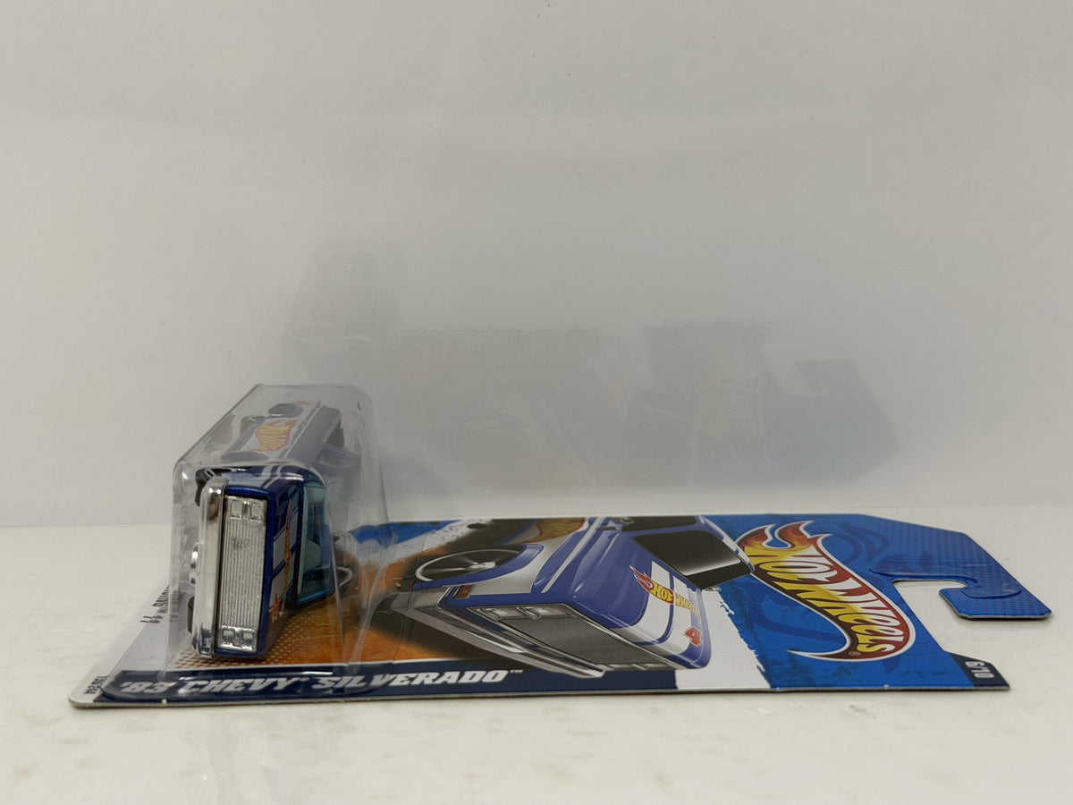 Hot Wheels HW Racing 2011 1983 Chevy Silverado 1:64 Diecast Blue V2