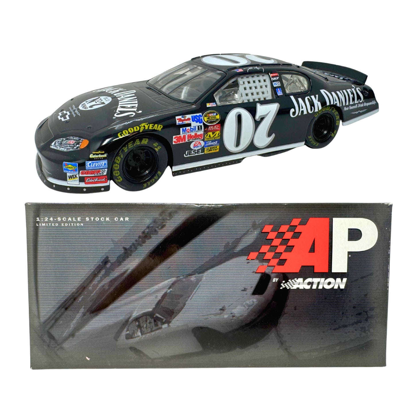 AP Action Nascar Dave Blaney #07 Jack Daniels Chevrolet Monte Carlo 1:24 Diecast