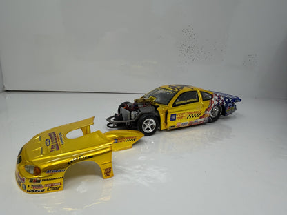 Racing Champions NHRA Warren Johnson Pontiac Pro Stock Chrome 1:24 Diecast AUTO