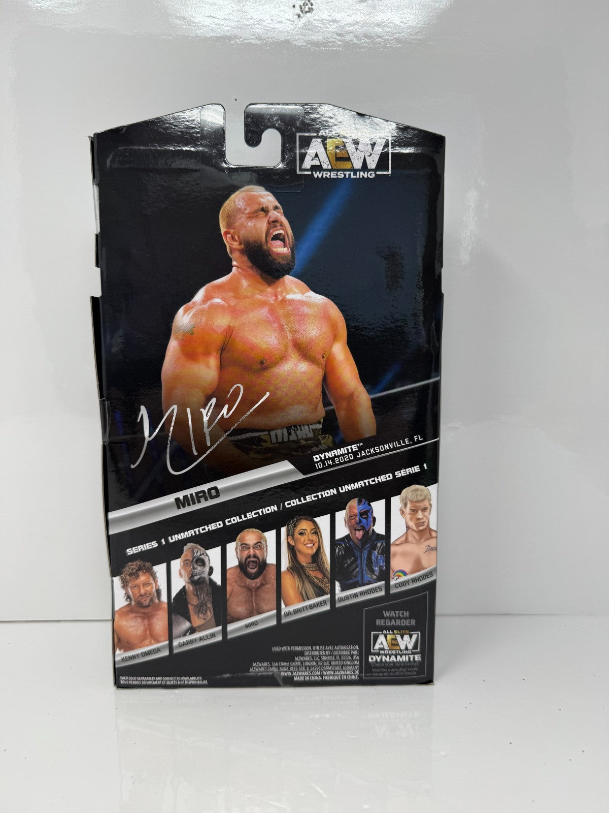 Jazwares AEW Unmatched Series 1 Miro Action Figure