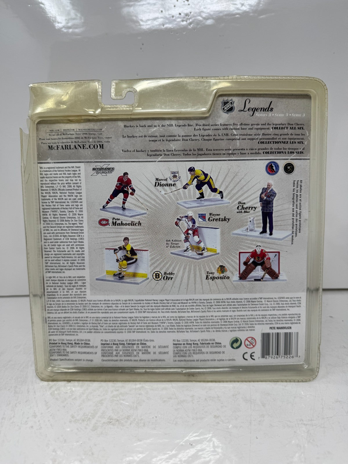 McFarlane NHL Pete Mahovlich Montreal Canadiens Legends Series 3 Variant Figure