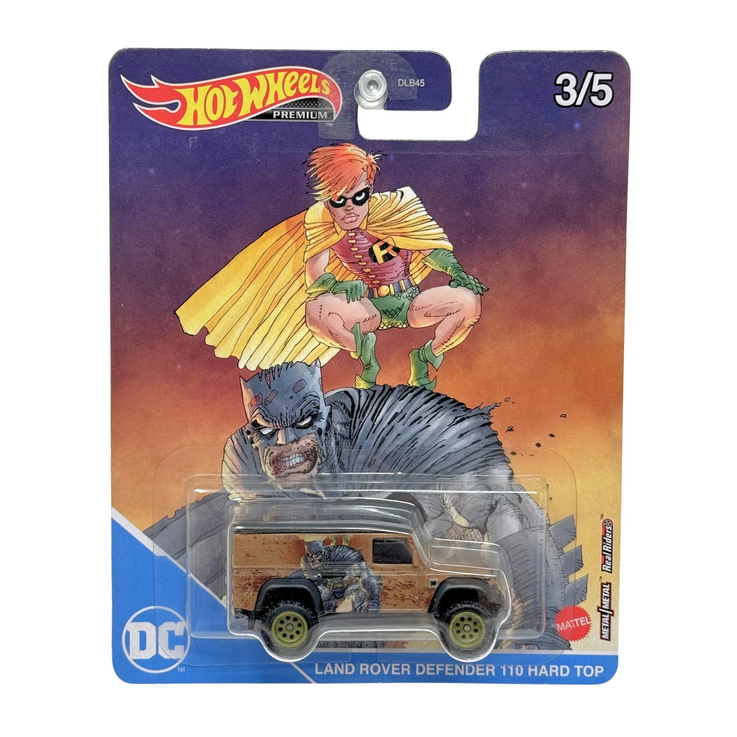 Hot Wheels Premium DC Batman Land Rover Defender 110 Hard Top 1:64 Diecast